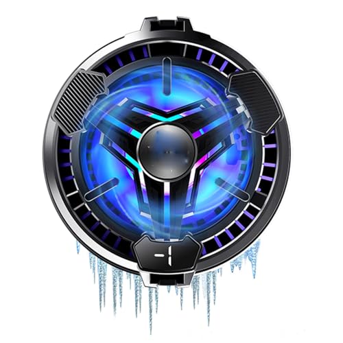 Goshyda Magnetischer Telefon Kühler-Halbleiter Kühlung mit Digital Anzeige & RGB-Leuchten für Telefon/Android-Starke Magnetische Adsorption & Geräuscharmer Gaming-Lüfter mit Klemmen Goshyda Magnetischer Telefon Kühler-Halbleiter Kühlung mit Digital Anzeige & RGB-Leuchten für Telefon/Android-Starke Magnetische Adsorption & Geräuscharmer Gaming-Lüfter mit Klemmen von Goshyda