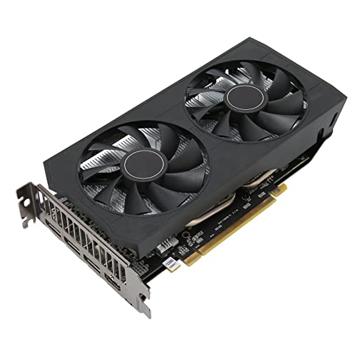 Goshyda RX 5500 XT-Grafikkarte, 8 GB GDDR6 256-Bit-Gaming-Grafikkarte mit Zwei Lüftern, PCI Express 4.0, HDMI, 3 DisplayPort, für Desktop-Computer-Gaming-GPU von Goshyda