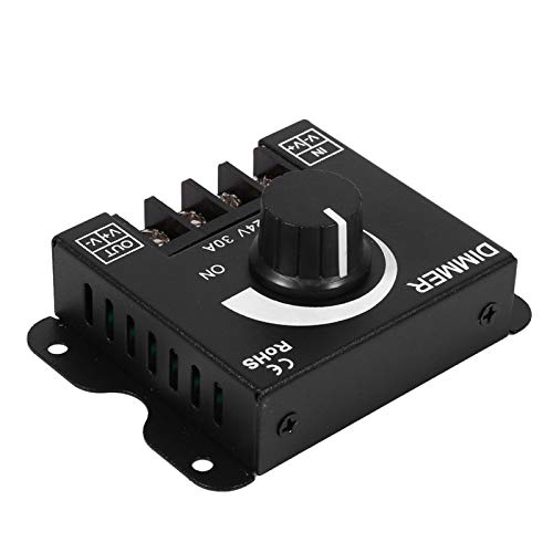 Goshyda Streifen-LED-Dimmer, 12V-24V 30A LED-Schalter Dimmer-Steuerung Streifenlicht Manueller Betrieb Einfarbiger Streifen-LED-Controller Goshyda Streifen-LED-Dimmer, 12V-24V 30A LED-Schalter Dimmer-Steuerung Streifenlicht Manueller Betrieb Einfarbiger Streifen-LED-Controller von Goshyda