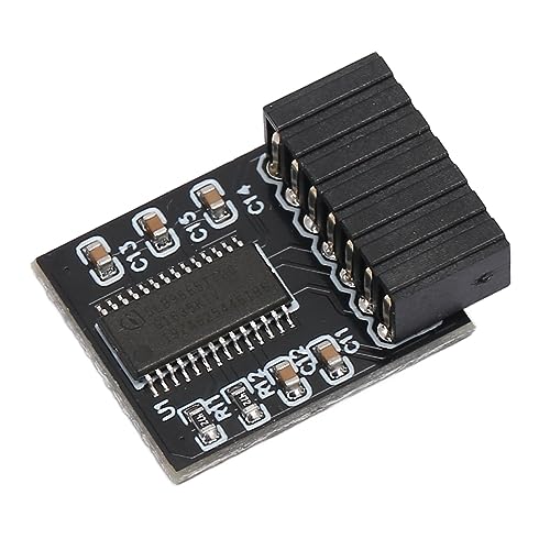 TPM 2.0 Modul, 14Pin SPI TPM 2.0 Modul Ersatz für ASUS, Motherboards TPM SPI Modul Systemkomponenten für Windows 10 11 von Goshyda