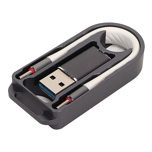 Goshyda USB C -Kabel, USB -C Kriegskabel A Male PD 100W Schnell 5.2 Zoll Kabel Leuchte Kabellänge für Laptops für die Kupplung von Goshyda