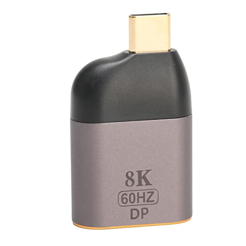 Goshyda USB C zu DisplayPort, Typ C zu DP 1.4 8K@60Hz 8,1 Gbit/s HBR3 DisplayPort-Konverter, für OS Tablet Pro, für Dell XPS von Goshyda