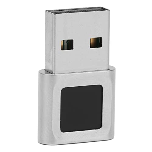 Goshyda USB-Fingerabdruckleser, 360 ° Touch Fast Matching Security Key, Biometrischer Fingerabdruckscanner, Hallo Fingerabdruckleser für Laptop-Computer von Goshyda