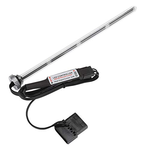 Goshyda Wassertankleuchte, Kleine 4Pin zu Big 4Pin Linie DG-CLED Wasserkühlungs-Kit Wasserkühlungstanklampe 175mm mit Buntem Licht, Passend für 205 Wassertank von Goshyda