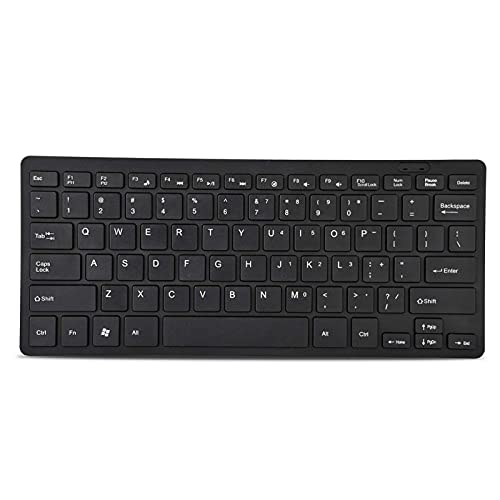 Kabelgebundene Tastatur, 78 Tasten Ultradünne -USB-Kabel-Desktop-Computer Laptop-PC-Tastatur für zu Hause, im Büro oder zum Spielen(schwarz) von Goshyda