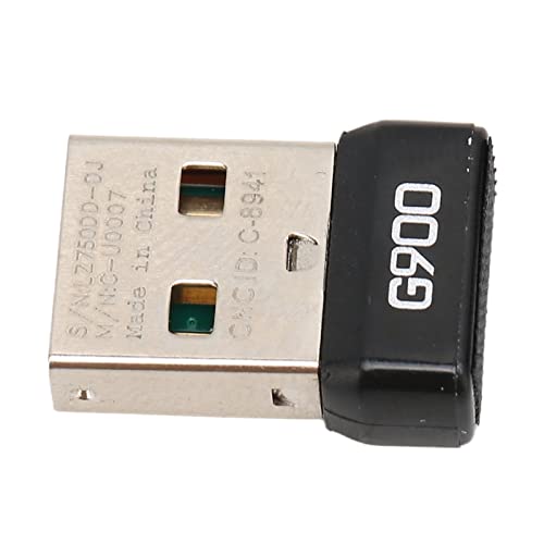 USB-Wireless-Adapter, 2,4-GHz-Wireless-Technologie, USB-Mausempfänger, USB-Stecker, Kompatibel mit G900 Chaos Spectrum Wireless-Maus, Stabiles Signal von Goshyda