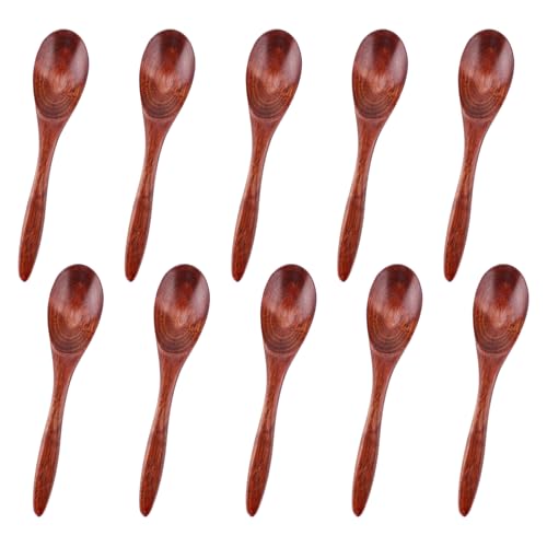 10stk Kleine Holzlöffel, 14,5cm Hölzerne Teelöffel für Honig Hölzerne Servierutensilien zum Kochen Honiglöffel für Tee Hölzerne Esslöffel für Honig Tee Kaffee Desserts 10stk Kleine Holzlöffel, 14,5cm Hölzerne Teelöffel für Honig Hölzerne Servierutensilien zum Kochen Honiglöffel für Tee Hölzerne Esslöffel für Honig Tee Kaffee Desserts von Gosknor