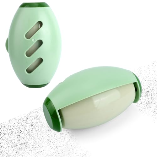 2 Stück Wiederverwendbare Fusselrolle, Waschbare Fusselrolle Mini-Fusselrolle in Reisegröße Wiederverwendbarer Fusselrollerball Tragbare Reise-Fusselrolle für Kleidung Sofas Haare (Grün) von Gosknor