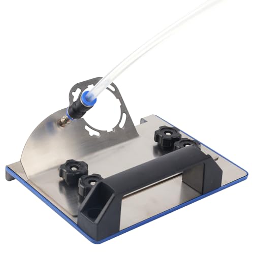 45-Grad-Fliesen-Anfaswerkzeug, Winkelschleiferständer zum 45°-Fliesenfasenschneiden Verstellbare Winkelschleiferhalterung mit Schlauch für Winkelschleifer vom Typ 100 von Gosknor