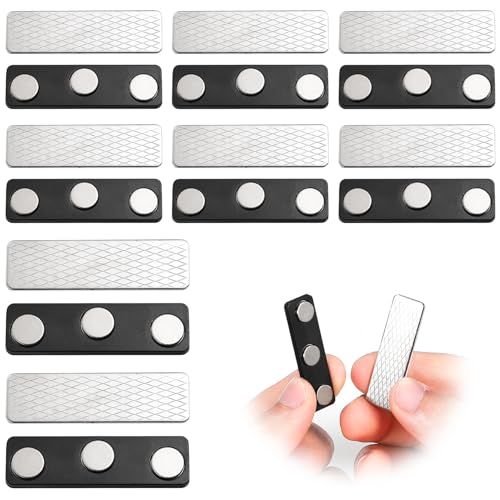 8 Paar Magnetischer Vorhangverschluss, Verdunkelungsrollo Zubehör für Fensterrollos Vorhang Magnete mit Kleber Vorhangmagnete Clips für Verdunkelungsvorhänge von Gosknor
