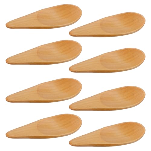 8 Stück Handgefertigte Kleine Holzlöffel, 7 x 2,5 cm Große Gewürzlöffel aus Holz Praktische Mini-Würzlöffel Kleine Löffel für Salz Zucker Gewürze Saucen Honig Senf 8 Stück Handgefertigte Kleine Holzlöffel, 7 x 2,5 cm Große Gewürzlöffel aus Holz Praktische Mini-Würzlöffel Kleine Löffel für Salz Zucker Gewürze Saucen Honig Senf von Gosknor
