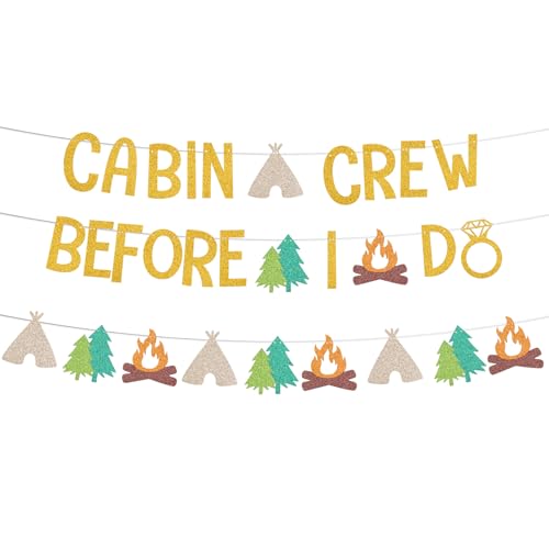 Banner Cabin Crew Before i Do, Funkelndes, Vormontiertes Goldenes Banner Cabin Crew Before i Do Das Nicht So Leicht Verblasst Perfekte Dekoration Junggesellinnenabschiede Hochzeitsfeiern Camp Banner Cabin Crew Before i Do, Funkelndes, Vormontiertes Goldenes Banner Cabin Crew Before i Do Das Nicht So Leicht Verblasst Perfekte Dekoration Junggesellinnenabschiede Hochzeitsfeiern Camp von Gosknor