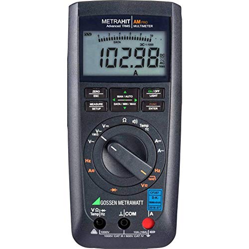 Gossen Metrawatt METRAHIT AM PRO Hand-Multimeter kalibriert (DAkkS-akkreditiertes Labor) digital CAT III 1000 V, CAT IV von Gossen Metrawatt