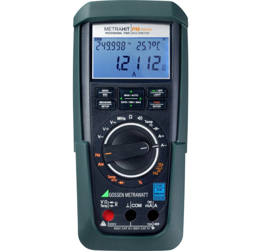 Gossen Metrawatt Spannungsprüfer Gossen Metrawatt METRAHIT PM PRIME Hand-Multimeter kalibriert (DAkkS-a, (METRAHIT PM PRIME) von Gossen Metrawatt