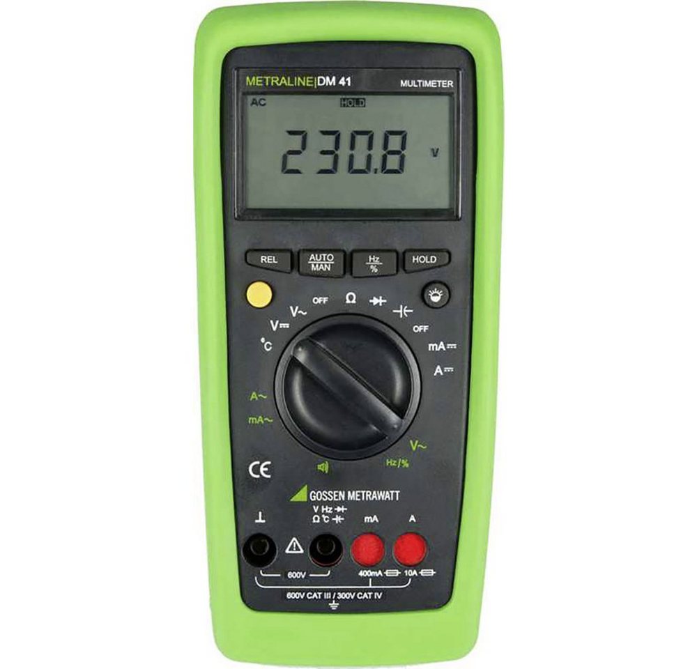 Gossen Metrawatt Spannungsprüfer Gossen Metrawatt METRALINE DM 41 Hand-Multimeter digital CAT III 600, (METRALINE DM 41) von Gossen Metrawatt