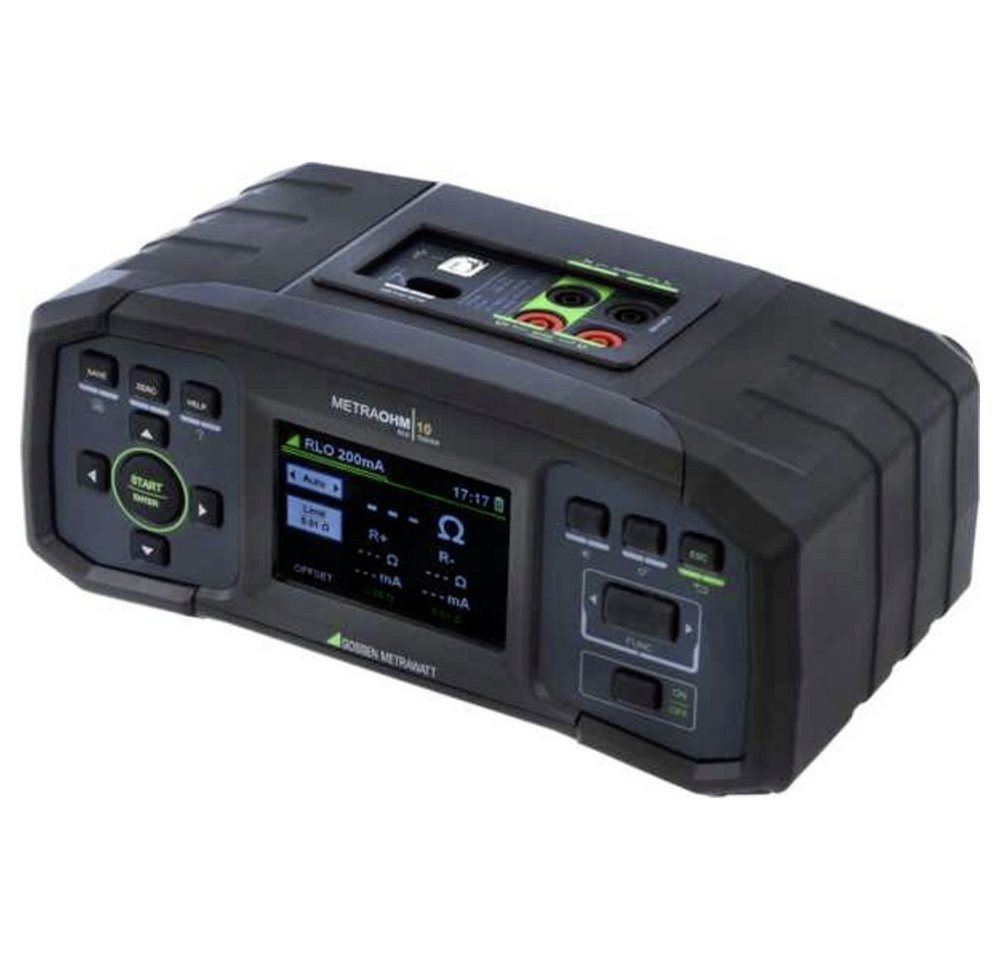 Gossen Metrawatt Spannungsprüfer Gossen Metrawatt METRAOHM 10 Niederohmmessgerät CAT II 600 V LCD, (METRAOHM 10) von Gossen Metrawatt
