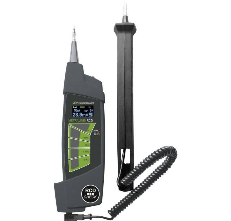 Gossen Metrawatt Spannungsprüfer Gossen Metrawatt Metraline RCD CHECK Installationstester VDE-Norm 041, (Metraline RCD CHECK) von Gossen Metrawatt