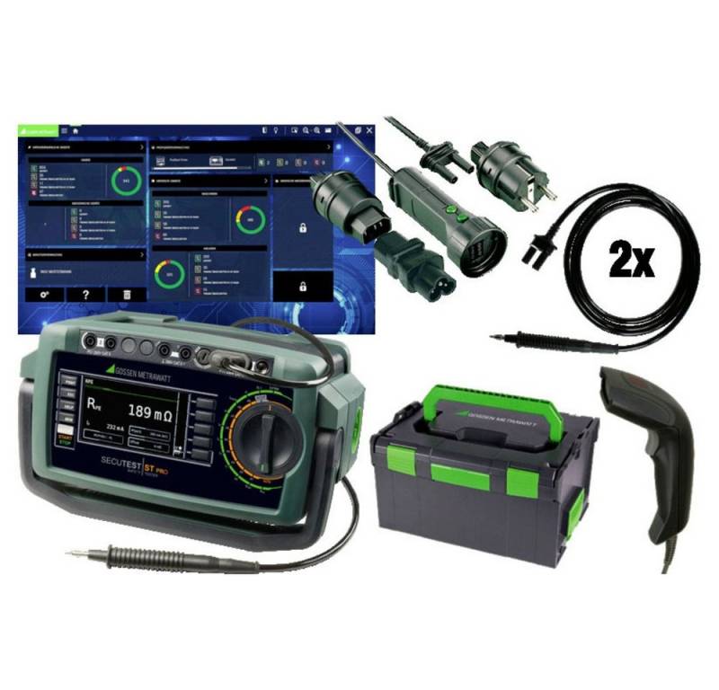 Gossen Metrawatt Spannungsprüfer Gossen Metrawatt PROFIPAKET SECUTEST ST PRO, (PROFIPAKET SECUTEST ST PRO) von Gossen Metrawatt