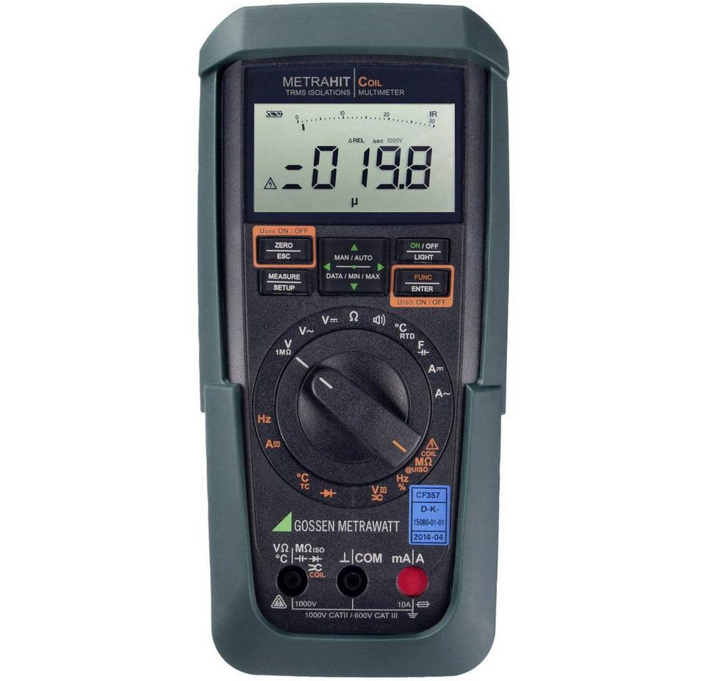 Gossen Multimeter Digital-Multimeter M246C, Spritzwassergeschützt (IP54) von Gossen