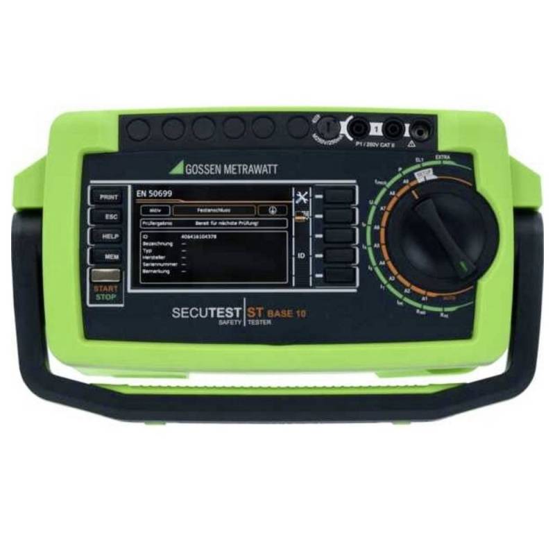 Gossen Multimeter Gerätetester-Set mit Prüfsequenzen für EN 50678 (VDE 0701 M708E, inkl. Software, inkl. Koffer, mit Farb-Touchscreen Gossen Multimeter Gerätetester-Set mit Prüfsequenzen für EN 50678 (VDE 0701 M708E, inkl. Software, inkl. Koffer, mit Farb-Touchscreen von Gossen