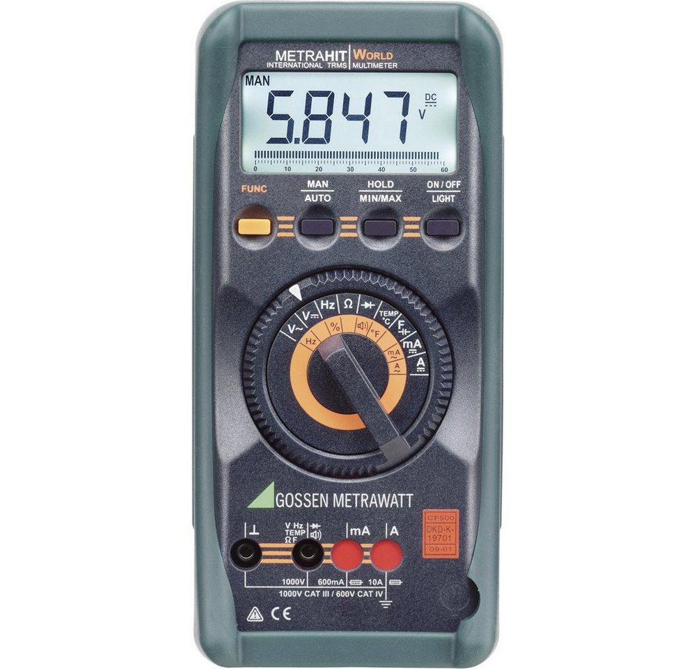 Gossen Metrawatt Spannungsprüfer Gossen Metrawatt METRAHIT WORLD Hand-Multimeter kalibriert (DAkkS-akkr, (METRAHIT WORLD) von Gossen Metrawatt