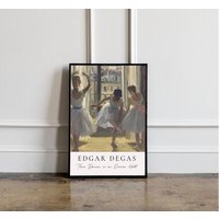 Edgar Degas Ballerinas Print, Ballerina Poster, Ausstellungsposter, Wandkunst, Ballettdruck, Balletttänzer Druck von GotTheme