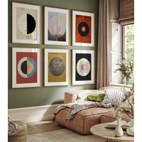 Hilma Af Klint Poster Sets, Ausstellung Print, Poster, Wandkunst, Geburtstagsgeschenk von GotTheme