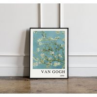 Vincent Van Gogh Poster, Mandelblüten Wandkunst, Print, Ausstellungsposter von GotTheme