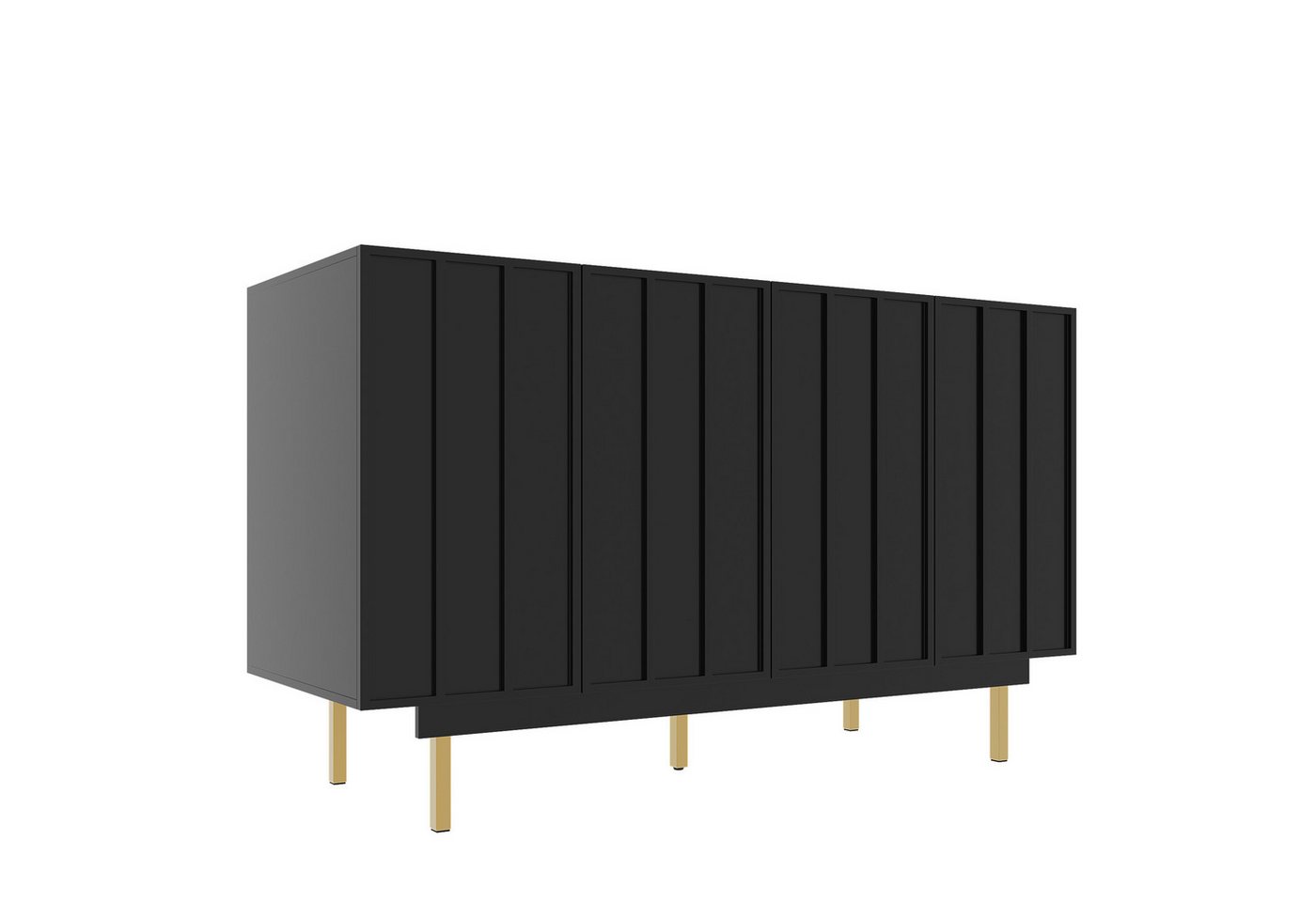 Gotagee Anrichte Esszimmerschrank 140×38.5×82.5cm Sideboard modern Wohnzimmerschrank, Esszimmer-Wohnzimmer-Aufbewahrungsschrank Gotagee Anrichte Esszimmerschrank 140×38.5×82.5cm Sideboard modern Wohnzimmerschrank, Esszimmer-Wohnzimmer-Aufbewahrungsschrank von Gotagee