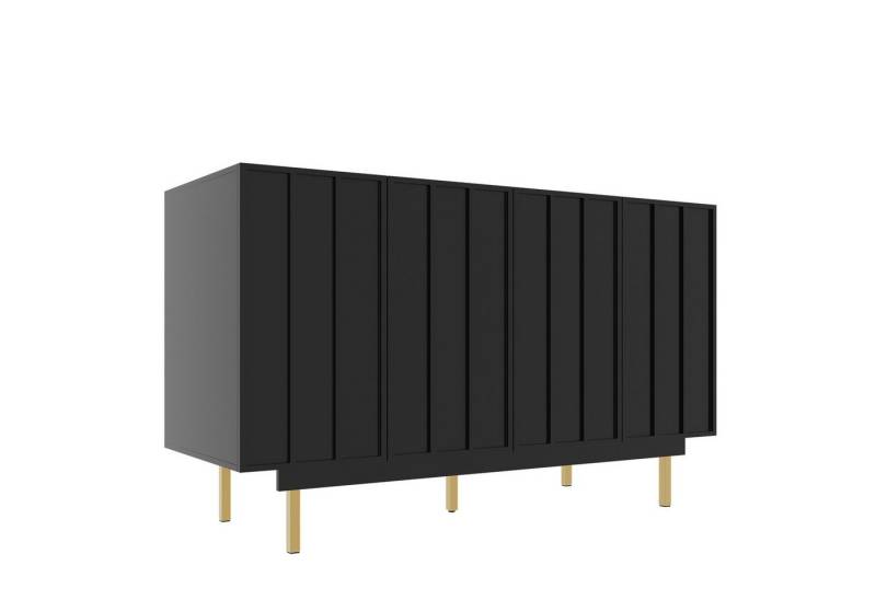 Gotagee Anrichte Esszimmerschrank 140×38.5×82.5cm Sideboard modern Wohnzimmerschrank, Esszimmer-Wohnzimmer-Aufbewahrungsschrank von Gotagee