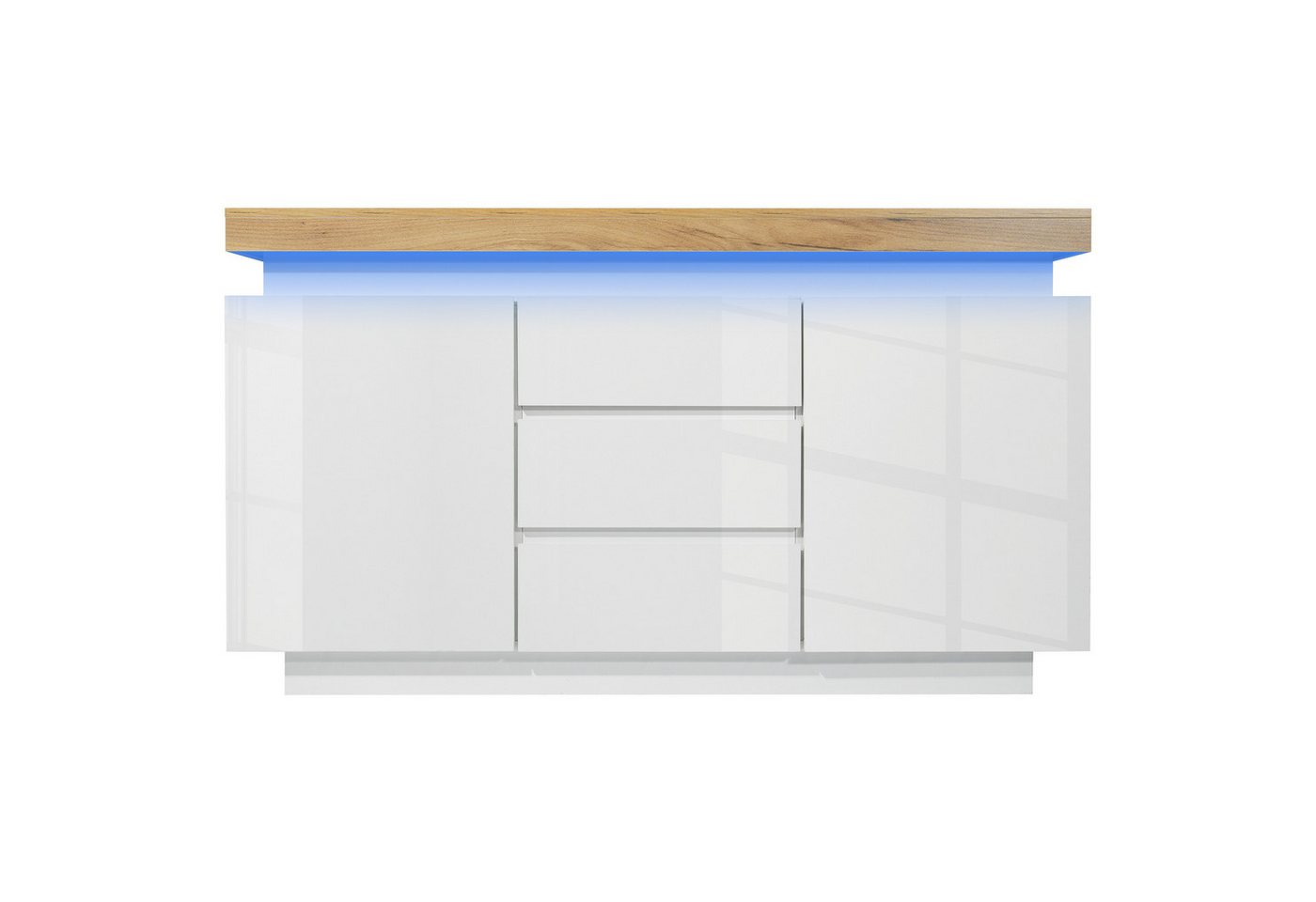 Gotagee Anrichte Kommode LED Beleuchtung Mehrzweckschrank Sideboard Hochglanz Anrichte Gotagee Anrichte Kommode LED Beleuchtung Mehrzweckschrank Sideboard Hochglanz Anrichte von Gotagee