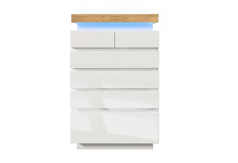 Gotagee Anrichte Mehrzweckschrank Sideboard Wohnzimmerschrank Kommode LED Beleuchtung von Gotagee