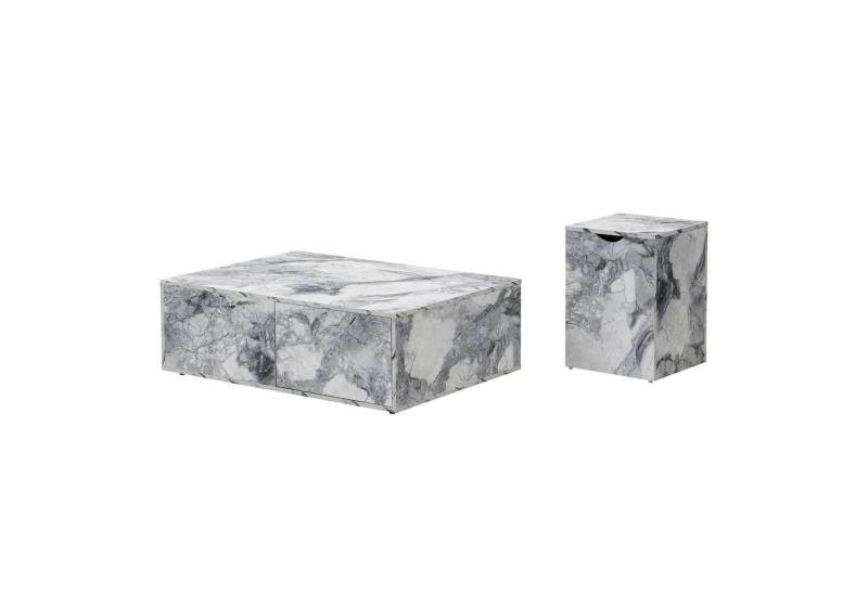 Gotagee Couchtisch Couchtisch-Set( 2er-Set) Beistelltisch modularer Wohnzimmer-Esstisch von Gotagee