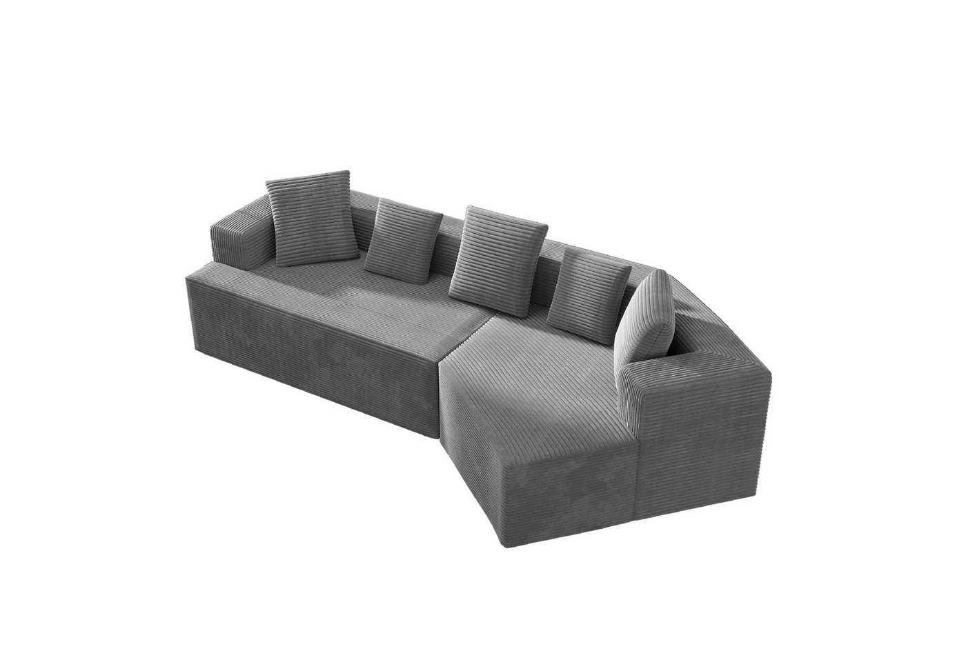 Gotagee Ecksofa Sofa ohne Gestell Rahmenloses Sofa L-förmiges Lazy Sofa Bodensofa, voll komprimierte Verpackung ohne Montage Gotagee Ecksofa Sofa ohne Gestell Rahmenloses Sofa L-förmiges Lazy Sofa Bodensofa, voll komprimierte Verpackung ohne Montage von Gotagee