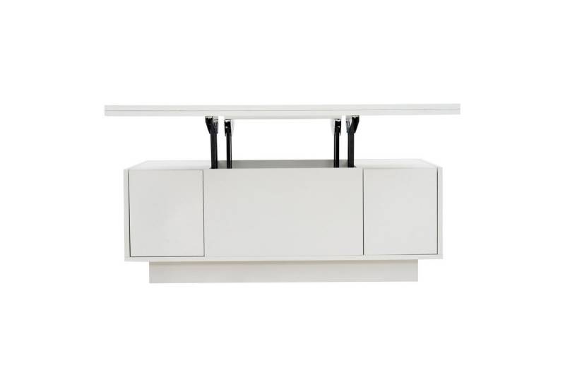 Gotagee Esstisch Moderner Couchtisch 100 x 50 x 43 cm Teetisch Frisiertisch Hubtisch, mit Doppel-Hebemechanismus, verstecktem Stauraum. von Gotagee