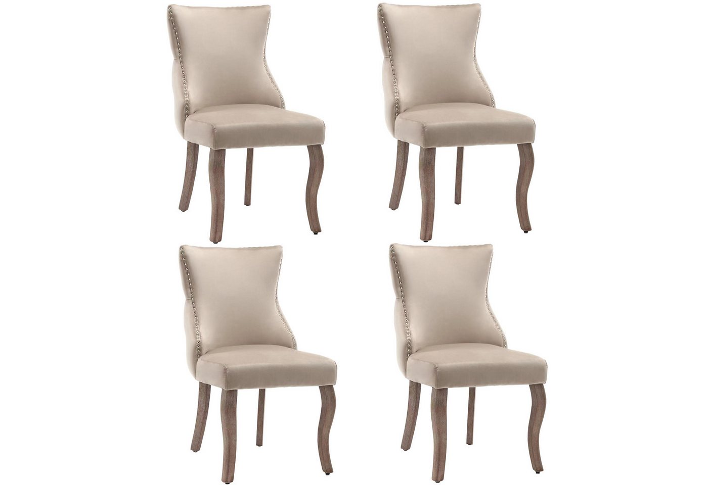 Gotagee Esszimmerstuhl Einzelstuhl Beige Wohnzimmerstuhl Stuhlset Polsterstuhl Samt Gotagee Esszimmerstuhl Einzelstuhl Beige Wohnzimmerstuhl Stuhlset Polsterstuhl Samt von Gotagee