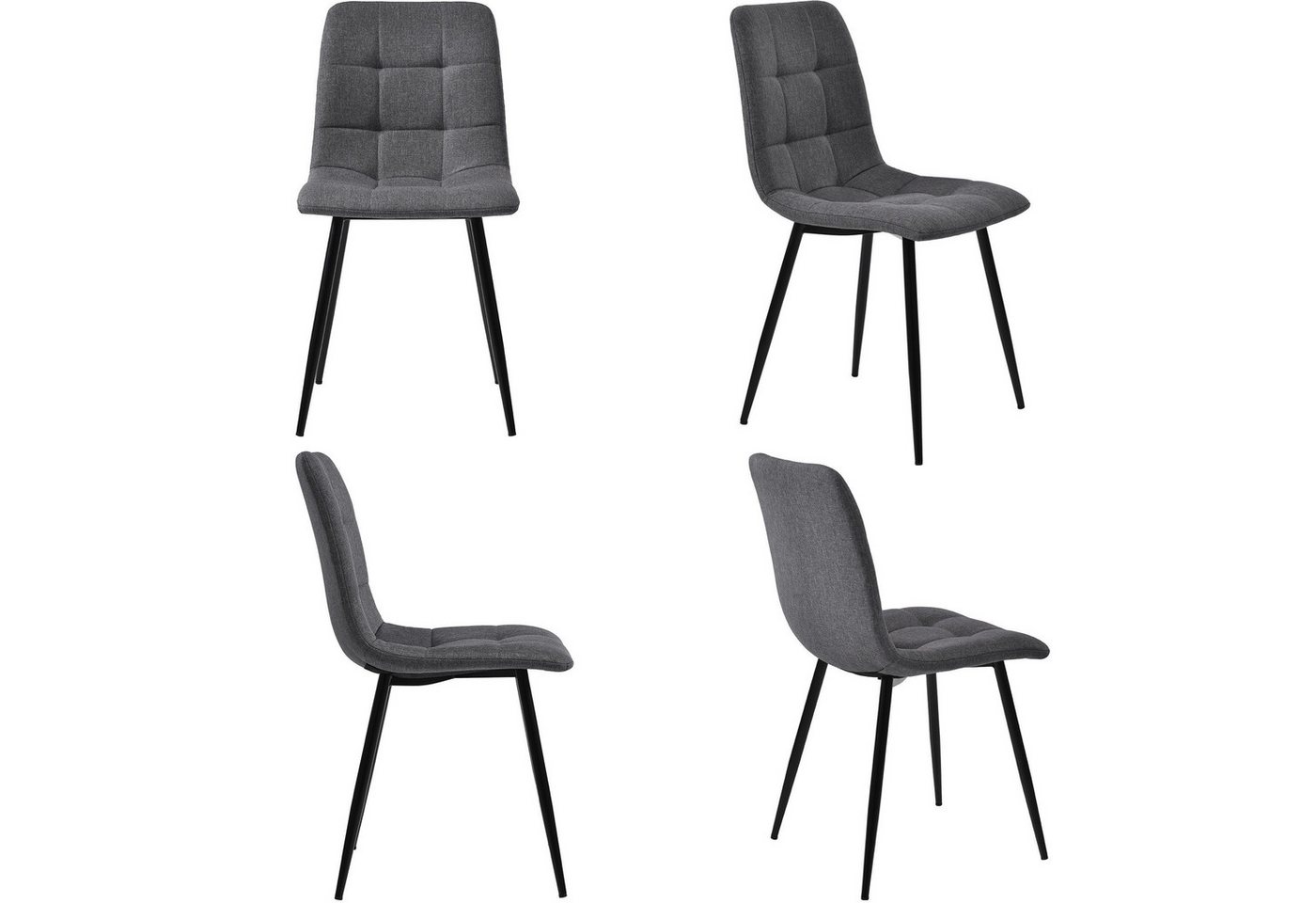 Gotagee Esszimmerstuhl Modern Stuhlset Esszimmerstuhl Polsterstuhl Lounge-Sessel Essensstuhl von Gotagee