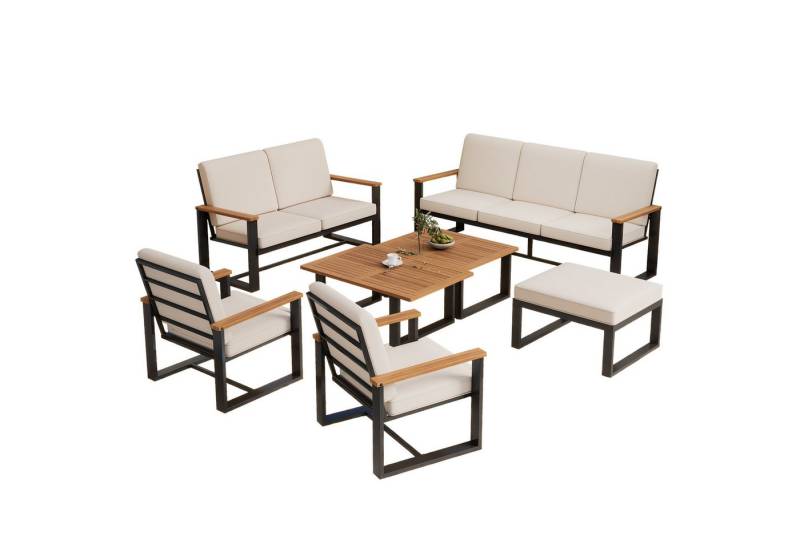 Gotagee Gartenlounge-Set Gartenmöbel-Set Garten-Loungesessel-Set Sofagarnitur Couchtisch-Set von Gotagee