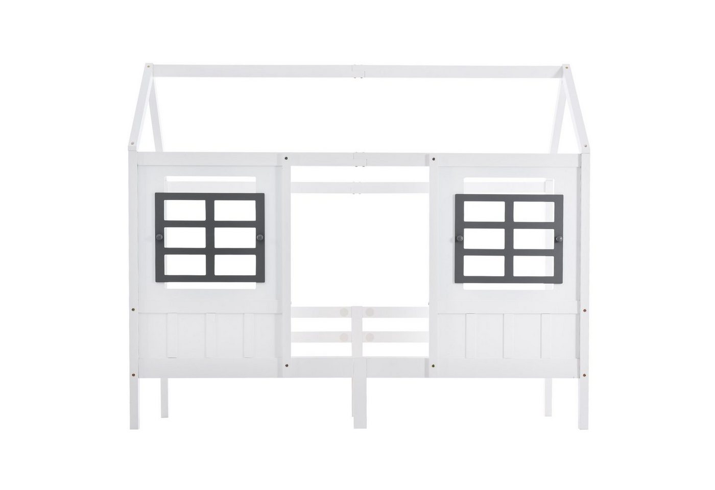 Gotagee Hausbett Tagesbett Einzelbett Fenstern Kiefer Kinderbett Flaches Bett 200x90cm Gotagee Hausbett Tagesbett Einzelbett Fenstern Kiefer Kinderbett Flaches Bett 200x90cm von Gotagee