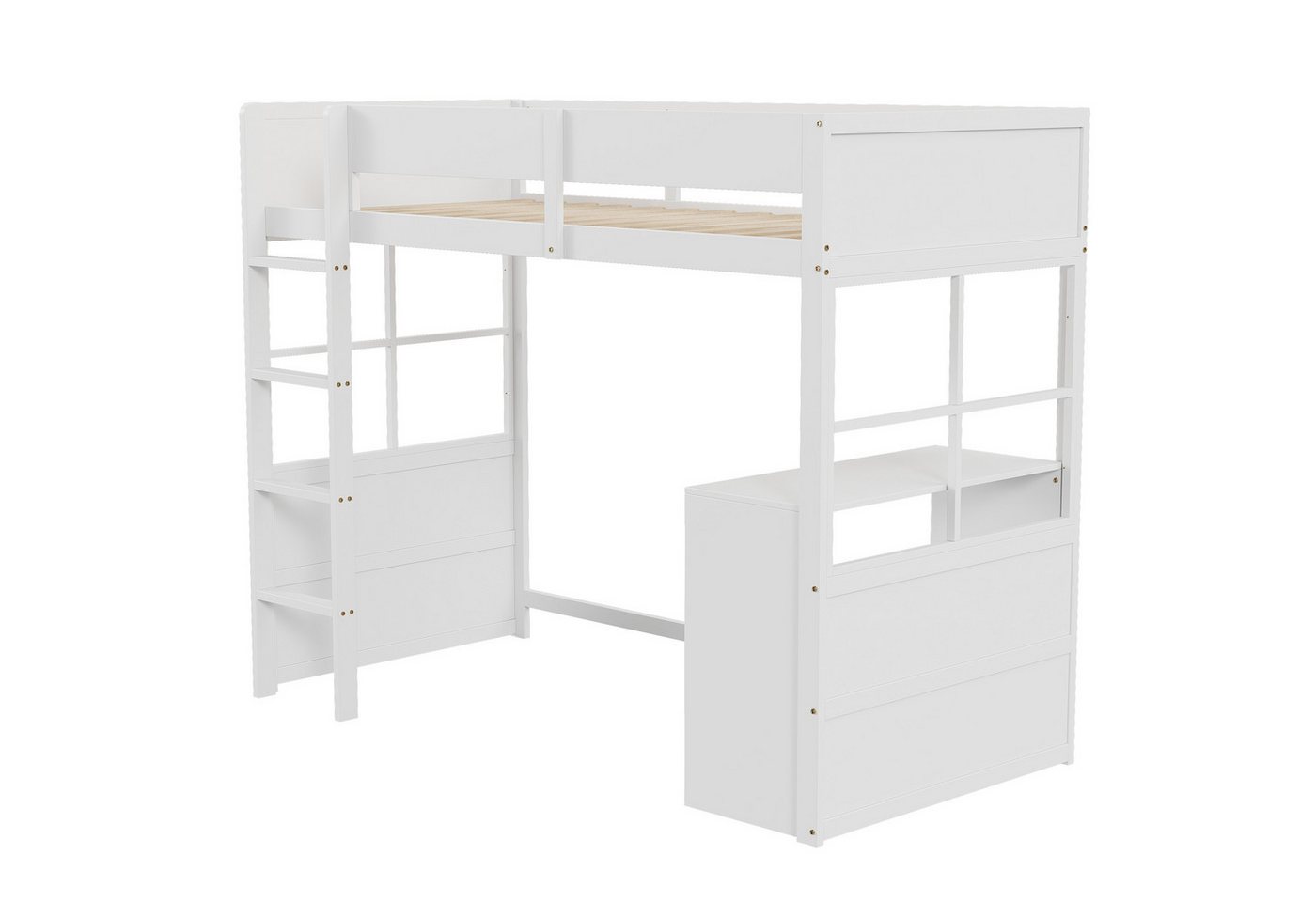 Gotagee Hochbett Einzelbett Kinderbett Sicherheitstreppe mit Tisch hohes Zaundesign Gotagee Hochbett Einzelbett Kinderbett Sicherheitstreppe mit Tisch hohes Zaundesign von Gotagee