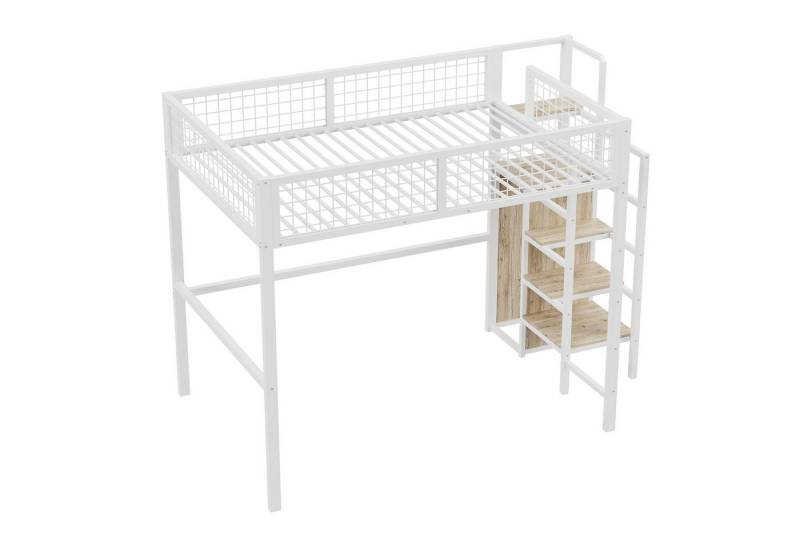Gotagee Hochbett Kinderbett mit Leiter Stauraumbett Jugendbett Multifunktionsbett von Gotagee