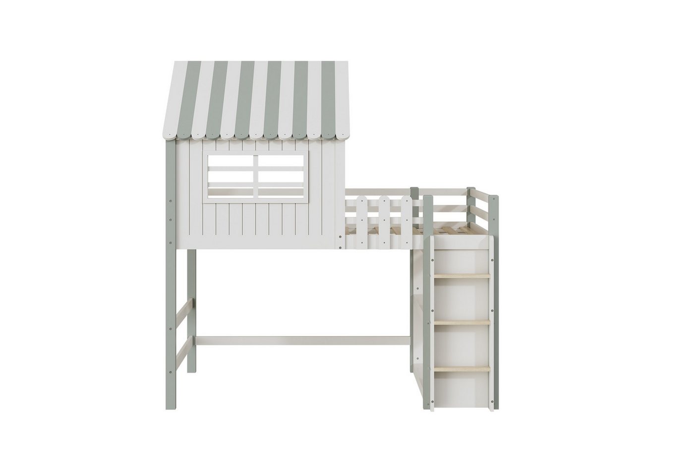 Gotagee Kinderbett Hausbett 90x200 cm Hoch Niedrig Bett Multifunktionsbett Massivholzbett Gotagee Kinderbett Hausbett 90x200 cm Hoch Niedrig Bett Multifunktionsbett Massivholzbett von Gotagee