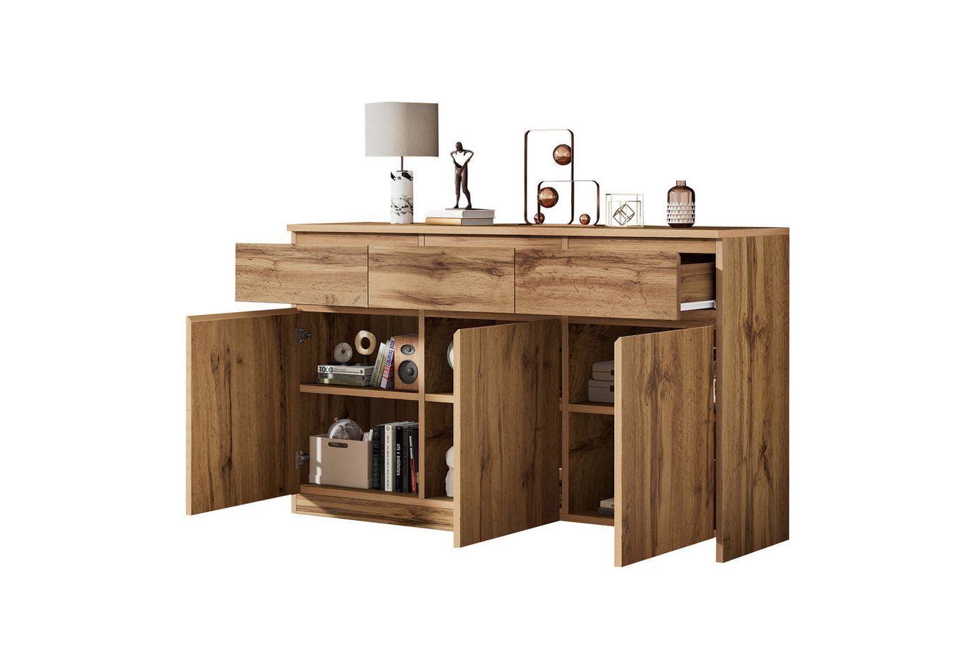 Gotagee Kommode Sideboard Beistellschrank Anrichte Schließfächer Wohnzimmerschrank Gotagee Kommode Sideboard Beistellschrank Anrichte Schließfächer Wohnzimmerschrank von Gotagee