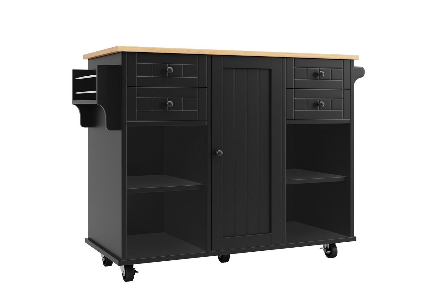 Gotagee Kücheninsel Küchenschrank 127×46×91.5cm Essschrank Esswagen Wohnzimmerschrank, mit multifunktionalem Stauraum und herausnehmbaren Trennwänden Gotagee Kücheninsel Küchenschrank 127×46×91.5cm Essschrank Esswagen Wohnzimmerschrank, mit multifunktionalem Stauraum und herausnehmbaren Trennwänden von Gotagee