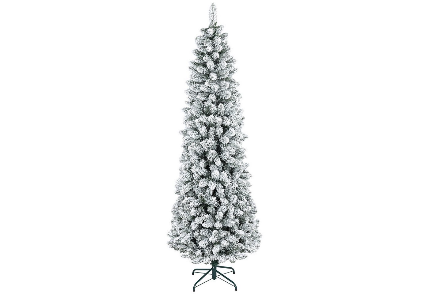 Gotagee Künstlicher Weihnachtsbaum Künstlicher Weihnachtsbaum 75 x 210 cm Flammenhemmend mit Kunstschnee von Gotagee