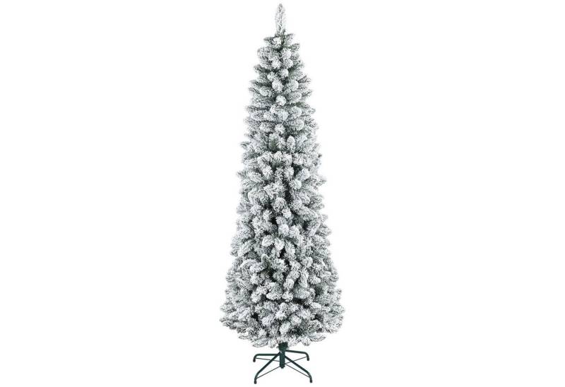 Gotagee Künstlicher Weihnachtsbaum Künstlicher Weihnachtsbaum 75 x 210 cm Flammenhemmend mit Kunstschnee von Gotagee
