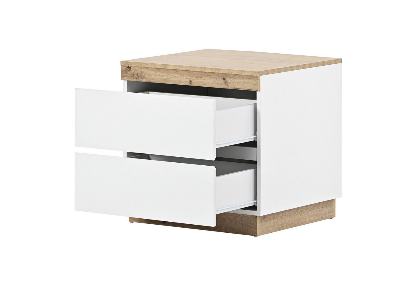 Gotagee Nachttisch Nachtschrank mit 2 Schubladen Kommode Stilvoll Schließfach Kabinett, für Schlafzimmer, E1-Spanplatte Gotagee Nachttisch Nachtschrank mit 2 Schubladen Kommode Stilvoll Schließfach Kabinett, für Schlafzimmer, E1-Spanplatte von Gotagee