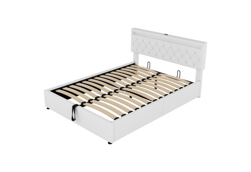 Gotagee Polsterbett 160 x 200 cm Doppelbett Multifunktionsbett ohne Matratze Jugendbett von Gotagee