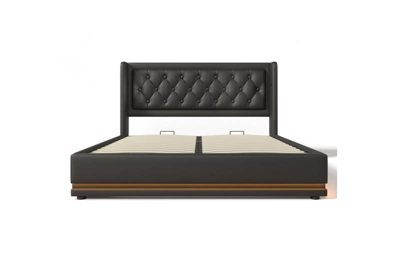 Gotagee Polsterbett Doppelbett 140 x 200 cm Jugendbett Multifunktionsbett Mit Matratze von Gotagee