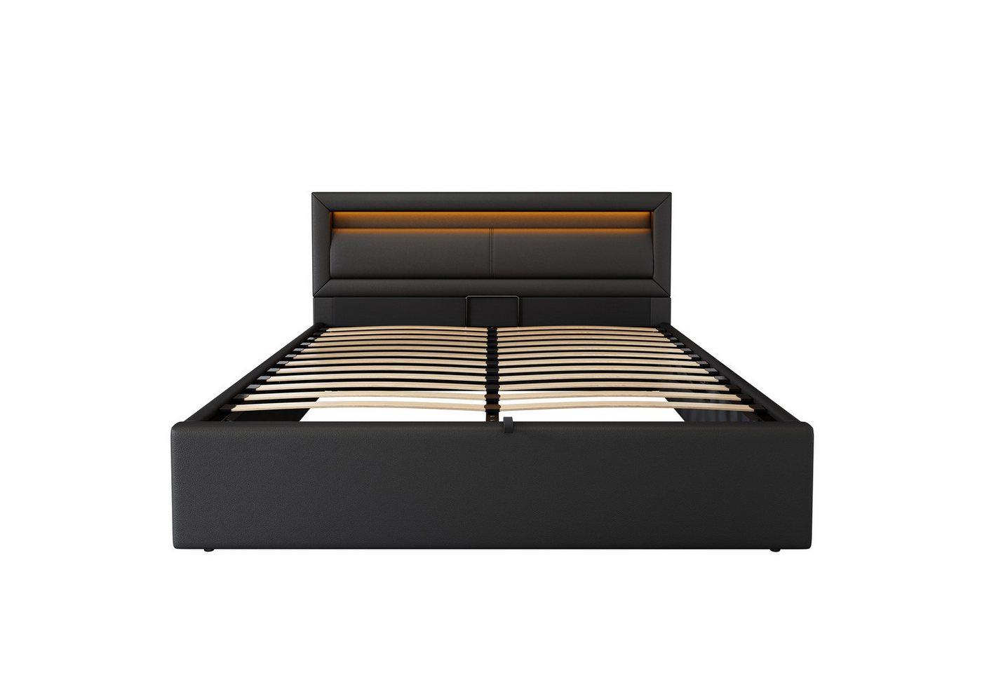 Gotagee Polsterbett Doppelbett 140x200cm Massivholzbett Erwachsenenbett Schlafzimmerbett, mit Lattenrost und Stauraum. Gotagee Polsterbett Doppelbett 140x200cm Massivholzbett Erwachsenenbett Schlafzimmerbett, mit Lattenrost und Stauraum. von Gotagee